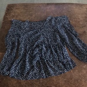 Halogen Chiffon blouse - blue